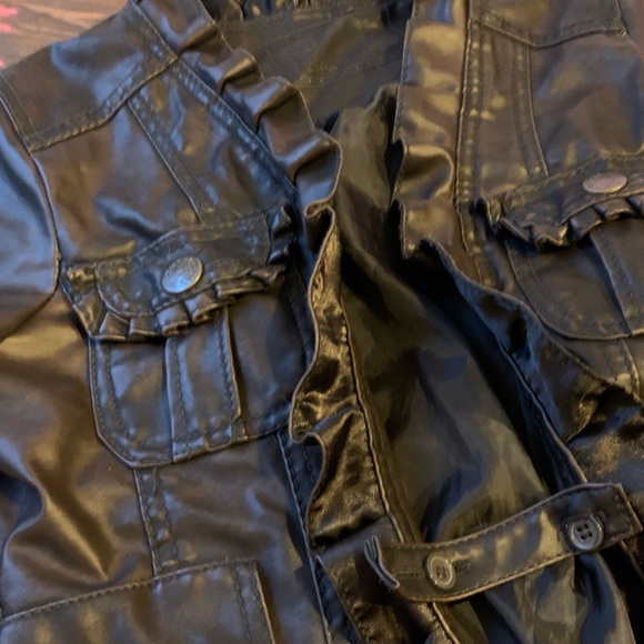 Faux-Leather jacket (S) - Picture 5 of 8